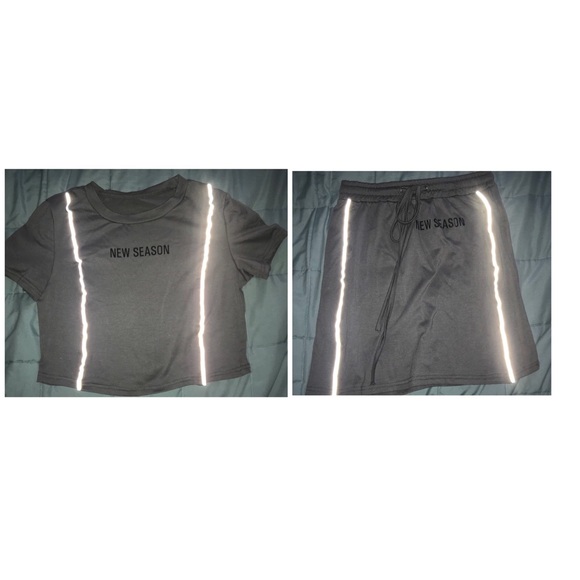 Reflective Two Piece Skirt Set - Picture 5 of 8